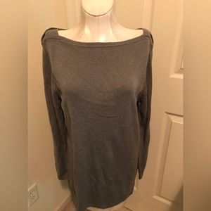 Babette Ballinger top  tunic l/s grey nwt size small$70